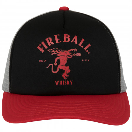 Fireball Whisky Logo Trucker Hat